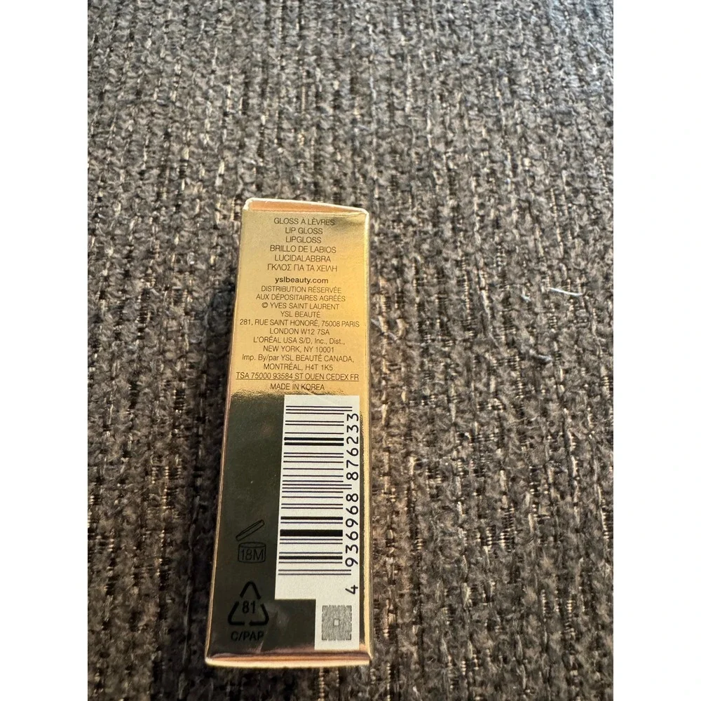 YSL Loveshine Plumping Lip Oil Gloss 04 Honey Pure Love 6ml